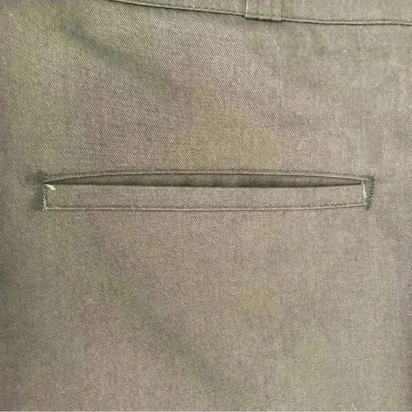 Sears Full Fit Twill Work Pants Gray Men 40X32 Extra room seat, thighs, and legs - Picture 8 of 12